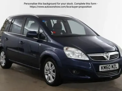 Used Vauxhall Zafira Elite 120 HP (88 kW) 2010 Blue MPV