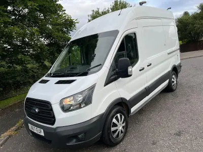 Used Ford Transit 130 HP (95 kW) 2018 White Van