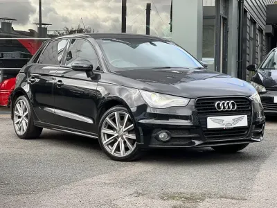 Used Audi A1 Sportback S-Line 122 HP (89 kW) 2014 Black Hatchback