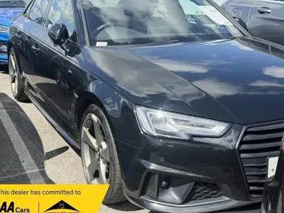 Used Audi A4 Black Edition 150 HP (110 kW) 2019 Black Sedan