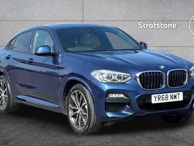 Used BMW X4 M Sport 187 HP (137 kW) 2018 Blue SUV