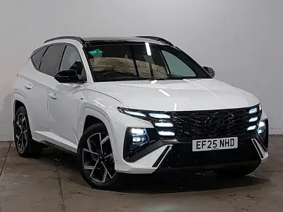 Gebraucht Hyundai Tucson N Line 252 PS (185 kW) 2025 Weiß SUV