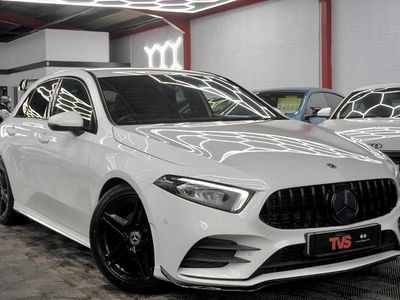 Used Mercedes A180 AMG line 136 HP (100 kW) 2019 White Hatchback