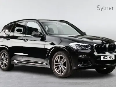 Used BMW X3 M Sport 187 HP (137 kW) 2021 Black SUV