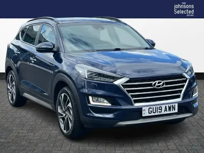 Used Hyundai Tucson Premium SE 136 HP (100 kW) 2019 Blue SUV