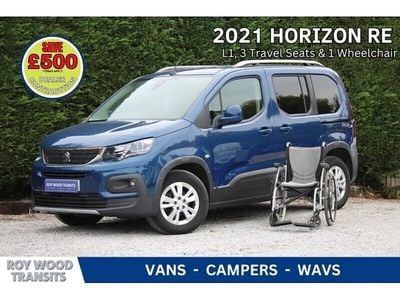 Blue Used 2021 Peugeot Rifter Allure MPV | £14,495 (Good price)