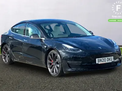 Used Tesla Model 3 Performance 82 kW (112 HP) 2020 Black Sedan
