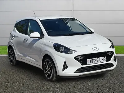 New Hyundai i10 Premium 79 HP (58 kW) 2026 White Hatchback