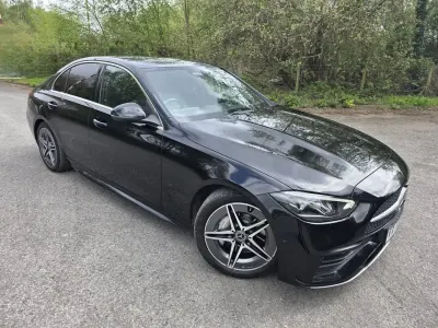 Używany Mercedes C220 AMG line 220 KM (161 kW) 2022 Czarny Sedan/Limuzyna