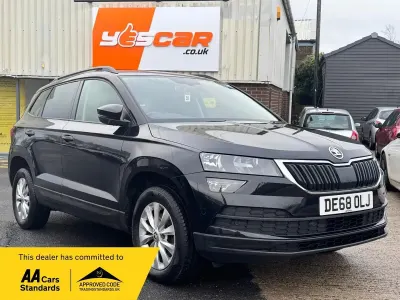 Używany Skoda Karoq SE 115 KM (84 kW) 2018 Czarny SUV