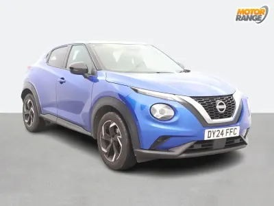 Używany Nissan Juke N-Connecta 2024 Niebieski SUV