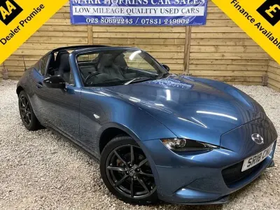 Used Mazda MX5 Inclusive 160 HP (117 kW) 2018 Blue Cabriolet