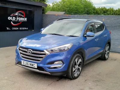 Second-hand Hyundai Tucson Premium SE 2016 Albastru SUV