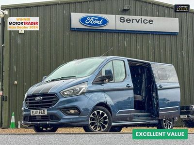 Used Ford Transit Custom Sport 185 HP (136 kW) 2021 Blue Van