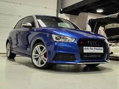 Usado Audi S1 Performance 231 CV (169 kW) 2015 Azul Utilitario