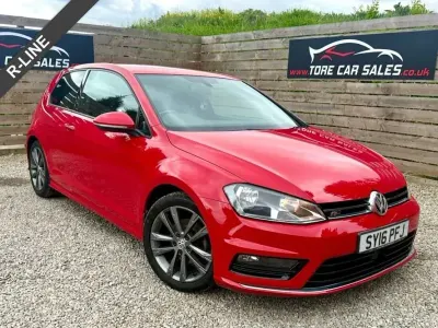 Gebraucht VW Golf VII R-line 150 PS (110 kW) 2016 Rot Kleinwagen