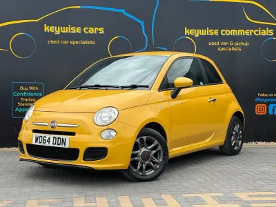 Used Fiat 500 S 69 HP (50 kW) 2015 Yellow Hatchback