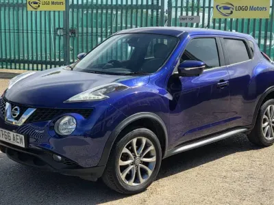 Begagnad Nissan Juke Tekna 2017 Blå SUV