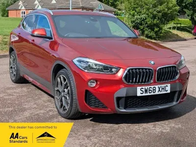 Used BMW X2 M Sport 190 HP (139 kW) 2019 Orange SUV