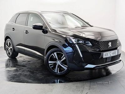 Used Peugeot 3008 GT-line 129 HP (94 kW) 2022 Black Hatchback