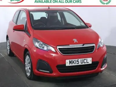 Used Peugeot 108 Active 68 HP (50 kW) 2015 Red Hatchback