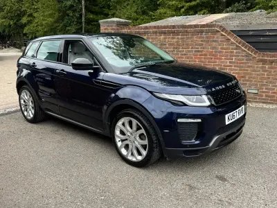 Used Land Rover Range Rover evoque HSE Dynamic 2017 Blue Estate