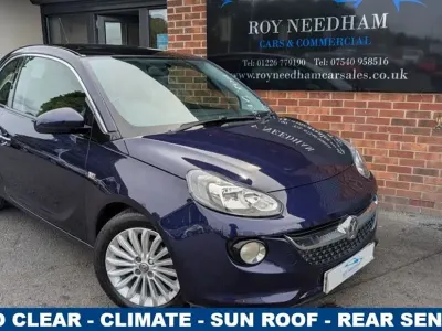 Used Vauxhall Adam Glam 87 HP (63 kW) 2015 Blue Hatchback