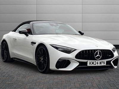 Begagnad Mercedes SL63 AMG Premium Plus 585 HK (430 kW) 2024 Vit Cab