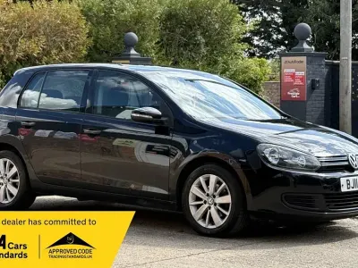 Used VW Golf VI Match 103 HP (75 kW) 2011 Black Hatchback