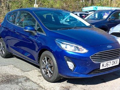 Used Ford Fiesta Zetec 70 HP (51 kW) 2017 Blue Hatchback