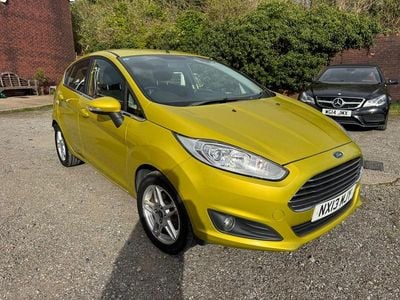 Used Ford Fiesta Zetec 2013 Yellow Hatchback
