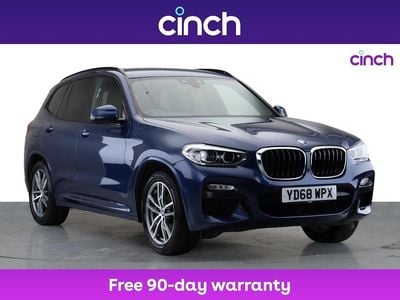 Blue Used 2018 BMW X3 M Sport SUV | £19,549 (Fair price)