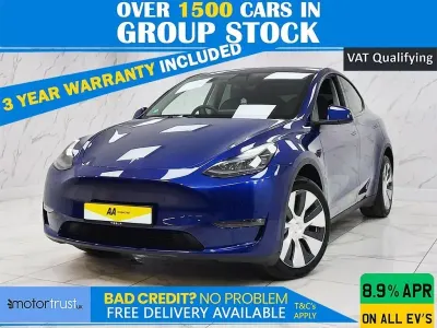 Begagnad Tesla Model Y 282 kW (384 HK) 2022 Blå SUV