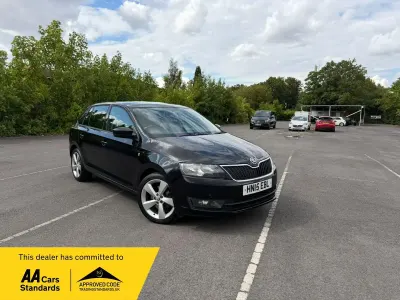 Used Skoda Rapid Sport 103 HP (75 kW) 2015 Black Hatchback