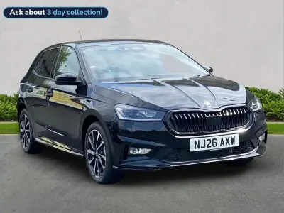 New Skoda Fabia Monte Carlo 147 HP (108 kW) 2026 Black Hatchback