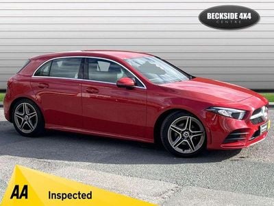 Used Mercedes A200 AMG line 163 HP (119 kW) 2018 Red Hatchback