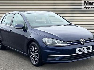 Usado VW Golf VII SE 130 HP (95 kW) 2018 Azul