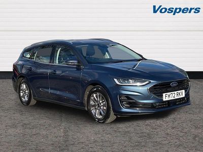 Used Ford Focus Titanium 123 HP (90 kW) 2023 Blue Estate