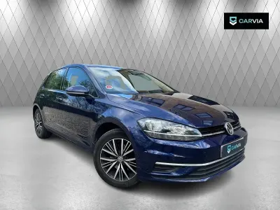 Begagnad VW Golf VII SE 125 HK (91 kW) 2017 Blå Halvkombi