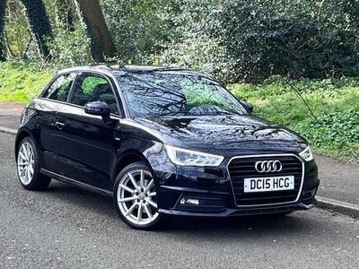 Used Audi A1 S-Line 116 HP (85 kW) 2015 Black Hatchback
