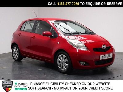 Used Toyota Yaris 101 HP (74 kW) 2011 Red Hatchback