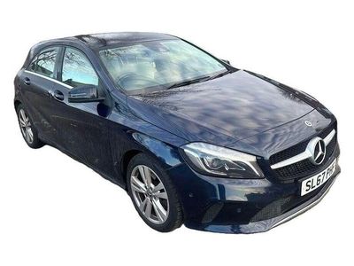 Used Mercedes A180 Premium 122 HP (89 kW) 2017 Blue Hatchback