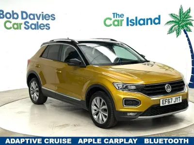 Used VW T-Roc Design 115 HP (84 kW) 2018 Yellow SUV