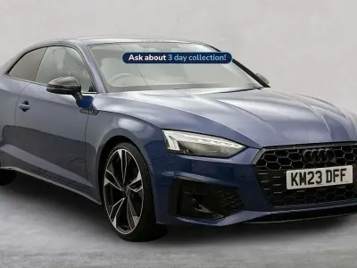 Used Audi A5 Black Edition 150 HP (110 kW) 2023 Blue Coupe