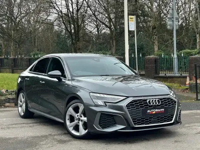 Used Audi A3 S-Line 110 HP (80 kW) 2021 Grey Sedan