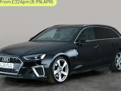 Used Audi A4 S-Line 190 HP (139 kW) 2020 Black Estate