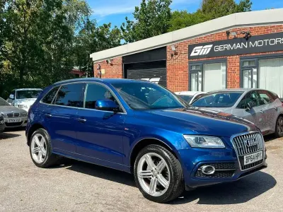 Used Audi Q5 S-line plus 190 HP (139 kW) 2015 Blue SUV