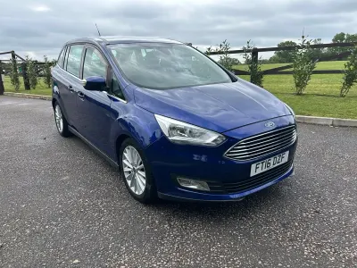 Used Ford Grand C-Max Titanium 120 HP (88 kW) 2016 Blue MPV