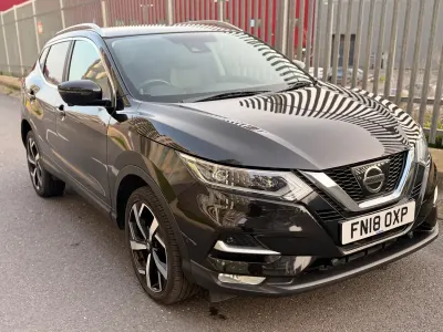 Begagnad Nissan Qashqai S 115 HK (84 kW) 2018 Svart SUV