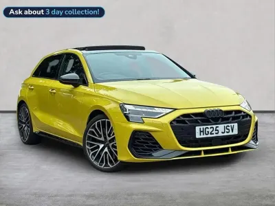 Used Audi S3 Sportback Design 333 HP (244 kW) 2025 Yellow Hatchback
